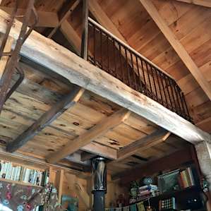 Banister to protect the those who like to wiggle in their sleep!