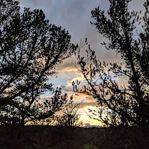 Sunset from site #2.