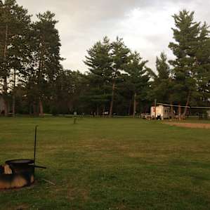 View of the campground from cabin #1