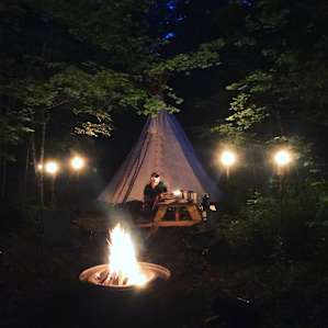 Camp 437 Tipi site