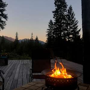No fire no problem. They even have a propane pit you can use.