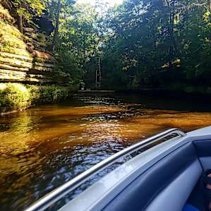 Boat ride into the nooks of the river