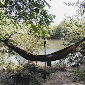 Hammock camping.