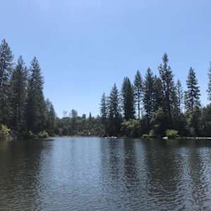 The lake was cool and crowd free