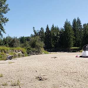 Park near & Camp on Pack river.