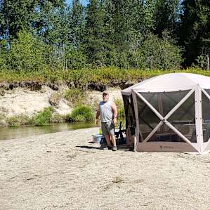 Park near & Camp on Pack river.