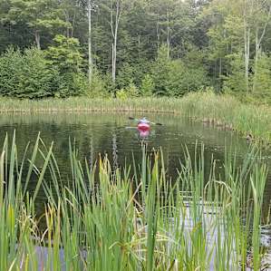 The pond, kayaking!