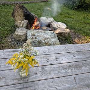 Campfire breakfast