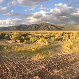 Panoramic of the mountain view