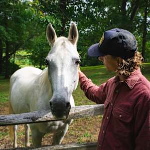 Saying hola to Felipe.
