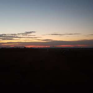 Sunrise/wide open skies