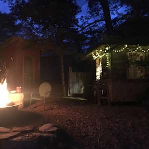 Fab spot for a fireside beer and s’mores.