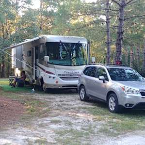 Site #3 had plenty of room to accommodate the big rigs.