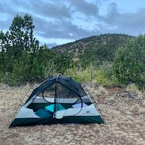 Quiet campsite with view+stars