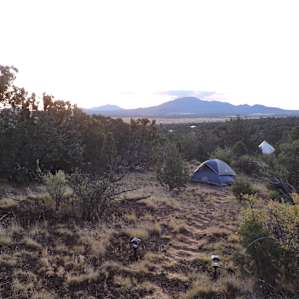 Quiet campsite with view+stars