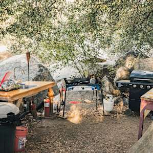 Overview of the kitchen area