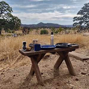 Breakfast with a view.