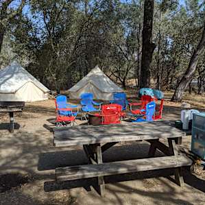 Glamping at Folsom Lake Site C