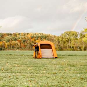 Excellent fall foliage views in the surrounding hills of Belfast, NY