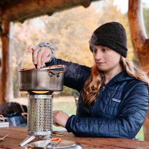 Cook up any meal in the fully stocked dining pavilion. Includes propane and charcoal grills, propane stove tops, and a deep fryer!