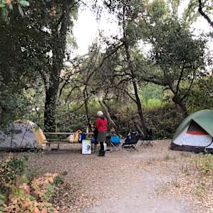 Fall camping in Pinnacles