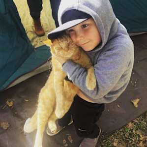 Goldie was the property cat- made our whole trip!!