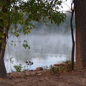 Morning view from our tent!