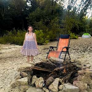 Camp Topisaw Creekside Sandbar