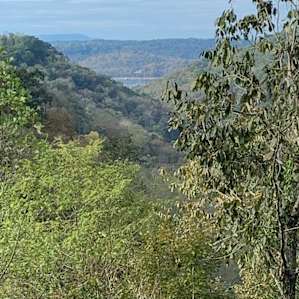 Beautiful view from site 6, zoomed in for the lake