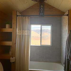 The view from the bathroom
