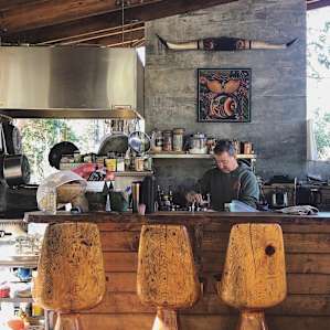 Shared outdoor kitchen