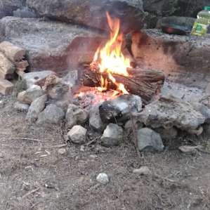 The fire pit was awesome.