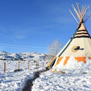 We absolutely loved our stay in the Grand Tipi! It was spacious and very comfortable for 3 people. You could easily have 4 or 5 sleep in there.