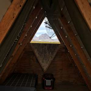 A-Frame Rainbow Room