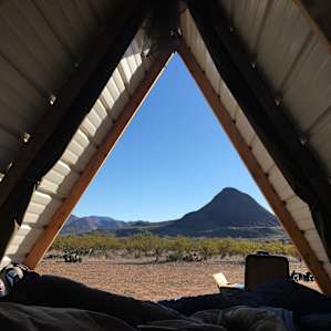 A-Frame Rainbow Room