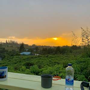 Waking up to a beautiful sunrise