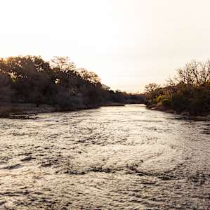 The beautiful river in town.