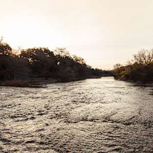 River at sunrise