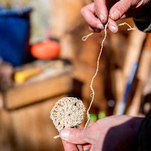 Learn how to use grasses for weaving