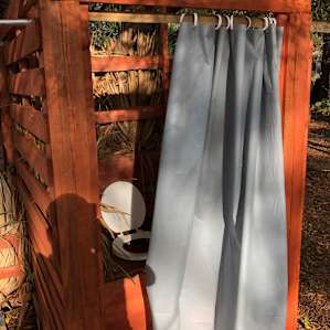 Toilet with toiletries