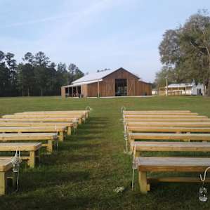 from live oak circle view of wedding site