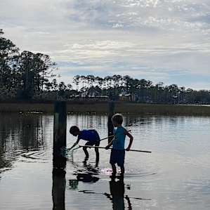 So many fun things to explore and find in the water!