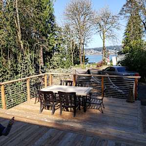 Deluxe Covered RV/Camping Deck