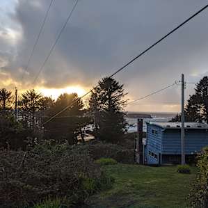 The view from the deck
