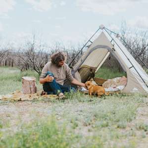Tent camping