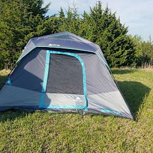 We had a open yet hidden place to set up our tent. It was very nice. I enjoyed the set up and layout of the land.