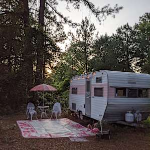 Petal Pusher Vintage Trailer
