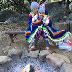 Great communal campfire area