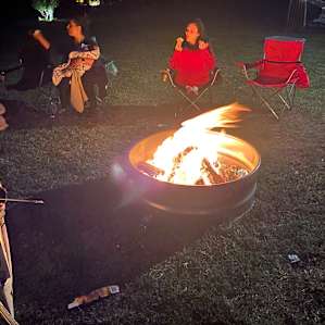Large fire pits!