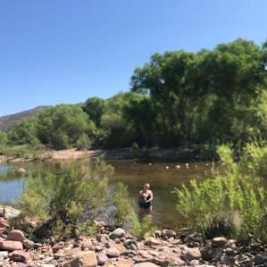 Tonto Creek Bed Camping